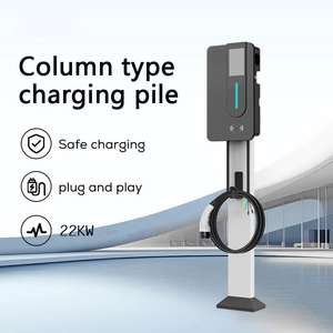 เครื่องชาร์จรถยนต์ไฟฟ้าแบบติดผนัง 22kW พร้อมปลั๊ก CCS1 สำหรับใช้งานเชิงพาณิชย์ 3 เฟส 208V สำหรับภายนอกอาคาร มาตรฐาน IP55 สำหรับรถยนต์ไฟฟ้า Tesla <span class=keywords><strong>Ford</strong></span> GM และรถยนต์ในกลุ่มบริษัท - Product Image 4