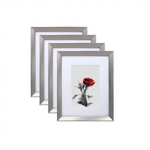 Hot Sale Silver Metal Rectangular Shape Picture Photo Frame With Shiny Polished For Home Living Room & Office Decor - Product Image 1