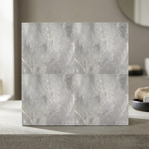 Carreaux de sol en céramique numérique émaillée effet bois classique 30x30cm, aspect marbre rustique, pour intérieur - Product Image 5