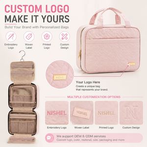 Portable Hanging <b>Toiletry</b> <b>Bag</b> Travel Cosmetic Organizer Makeup <b>Bag</b> for Women Large Capacity Bathroom Storage <b>Bag</b> Custom Logo OEM - Product Image 3