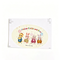 Tarjeta de Papel Ecológica de Diseño Personalizado, Tarjeta de Felicitación, Tarjeta con Nota Escrita a Mano para Regalo de Invitados de Boda