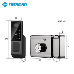 <span class=keywords><strong>Veerman</strong></span> IP65 Cerradura Inteligente de Sobreponer Tuya TTLock Cerradura Digital Inteligente para Portón Eléctrico a Prueba de Agua para Exteriores - Product Image 5