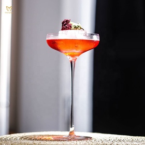 Copa de champán de diseño novedoso Popular, copa de vino de cristal de 190Ml, copa de cóctel de lujo con logotipo personalizado - Product Image 4