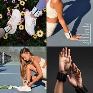 Trendy braccialetti triangolari da 1lb 2lb personalizzati da 1lb e 2lb in Silicone Pilates pesi da polso regolabili alla caviglia per donna uomo e bambino - Product Image 5