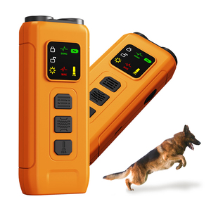 Penghalau anjing ultrasonik kepala ganda, alat pencegah gonggongan anjing dapat diisi ulang dengan lampu kilat LED luar ruangan - Product Image 2