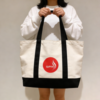 Bolso de mano de lona de algodón resistente y ecológico para compras diarias, liso, para fin de semana, ideal para pintar, venta al por mayor