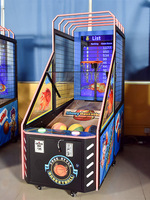 Machine d'arcade de basketball de qualité commerciale avec tableau de scores et distributeur de tickets - Système de divertissement à pièces