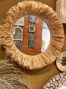 Espejo de Pared Moderno de Seagrass 2026, Decoración de Pared, Tamaño Personalizable, Logotipo, Hecho a Mano, Decoración del Hogar, Regalo de Diwali, Proveedor - Product Image 4