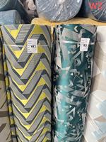 Vente chaude Usine Professionnelle Tissé Polyester Jacquard Rideaux Tissus Respirant Blackout Tissu D'ameublement