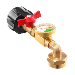 Adaptador de propano QCC1 de 1 lb a 20 lb con manómetro y válvula para recarga - Product Image 1