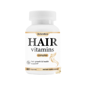 Cápsulas de Complejo de Vitaminas para el Cabello para Adultos, 60 Unidades |   Fórmula Avanzada para el Crecimiento del Cabello, Su Fortaleza y Salud General - Product Image 1