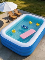 Piscine gonflable pour enfants, nouvelle piscine extérieure de grande taille pour la maison, piscine pour bébé en plastique épaissi, vente chaude
