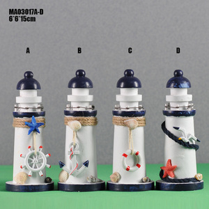 Torre de Vigilancia de Madera de Pino Oceánico, Estilo Mediterráneo, para Decoración de Mesa en <span class=keywords><strong>el</strong></span> Hogar o Habitación Infantil - Product Image 2