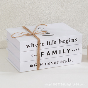Venta al por mayor moderno simple plegable foto Prop papel libro modelo fotografía decoración del hogar Adornos- - Product Image 4