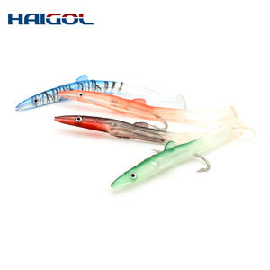 Señuelo de Pesca HAIGOL <span class=keywords><strong>para</strong></span> Agua Salada, 10 cm, Señuelo de Pesca de PVC <span class=keywords><strong>para</strong></span> Lubina, con Anzuelo Afilado, Cebo Artificial de <span class=keywords><strong>Sardina</strong></span> - Product Image 2