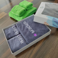 Microfibre Ménage Couple Bain Du Visage 3 En 1 Serviettes Ensemble Spa Yoga Gym Serviette Ensemble Logo Designer Salon Serviette De Bain Ensemble