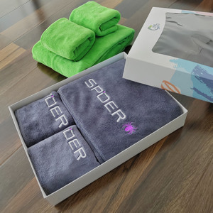 Microfibre Ménage <span class=keywords><strong>Couple</strong></span> Bain Du Visage 3 En 1 Serviettes Ensemble <span class=keywords><strong>Spa</strong></span> Yoga Gym Serviette Ensemble Logo Designer Salon Serviette De Bain Ensemble - Product Image 2