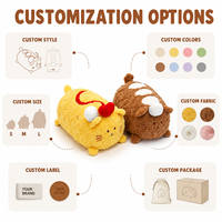 Fabricant OEM/ODM de coussins en peluche personnalisés sur le thème alimentaire pour chats, vente directe d'usine pour marques de distributeurs et commandes en gros