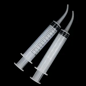 12ML Multifunctional Manual Flusher Needle-Free Long Mouth Injection Syringe For Ink Oil Cosmetics Packaging Plastic Products