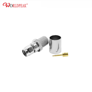 Connettore a crimpare SMA maschio per cavo RG8 H1000, terminazione di precisione per cavi di test per apparecchiature da laboratorio - Product Image 1