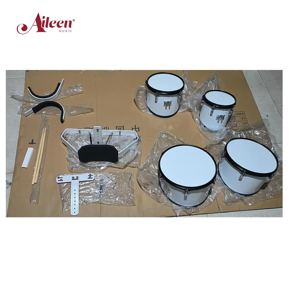 Preço de fábrica Student Marching Tom Drum Set Percussão Instrumentos Musicais (MTSD-8023)