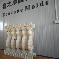 Moldes de Plástico ABS para Columnas Decorativas de Hipocampo, Resistentes y Duraderos, para Fundición Personalizada de Balaustradas de Hormigón para Exteriores Reazone