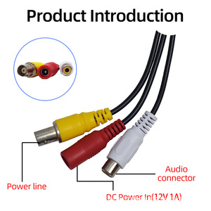 Siêu mini 15 mét kích thước PC7030 CBVS 700TVL video audio DC an ninh CCTV <span class=keywords><strong>camera</strong></span> với âm thanh - Product Image 3