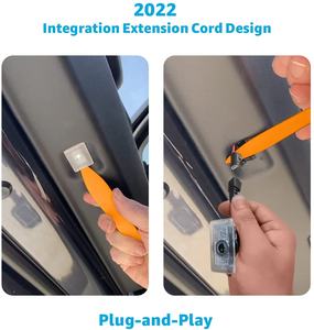 Pour Tesla Model 3 Model Y Intérieur Lumières Ambiantes Voiture <span class=keywords><strong>Led</strong></span> RGB Néon Ambiance Bande Lumineuse Fibre Optique Avec App Contrôlée - Product Image 3