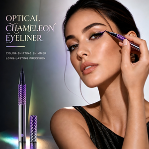 Eyeliner longue tenue, haute pigmentation, effet scintillant multichrome, waterproof - Product Image 4