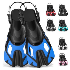 <span class=keywords><strong>Aletas</strong></span> <span class=keywords><strong>de</strong></span> Snorkel <span class=keywords><strong>con</strong></span> Correa Ajustable y Hebilla <span class=keywords><strong>de</strong></span> Liberación Rápida, <span class=keywords><strong>Aletas</strong></span> <span class=keywords><strong>de</strong></span> <span class=keywords><strong>Natación</strong></span> <span class=keywords><strong>de</strong></span> Talón Abierto y Pala Corta para Viajes - Product Image 1
