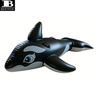 Baleine gonflable SPH pour adultes, jouet de piscine en PVC épaissi à gonfler, avec poignées intégrées, qualité supérieure