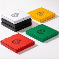 Boîte à pizza en carton ondulé avec fenêtre, logo personnalisé, 10 à 12 pouces, blanche, biodégradable, recyclable, qualité alimentaire, design imprimé