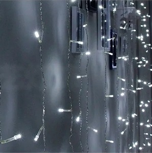 Đồ Trang Trí Cây Thông Giáng Sinh Ngoài Trời Rèm Trắng Ấm Áp Tiệc Cưới Giáng Sinh Đèn Dây Cột Led Thần Tiên Nhiều Màu - Product Image 5