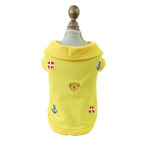 Ropa para mascotas, perros y gatos, camisetas ligeras de primavera/verano para perros pequeños y medianos, camisetas con estampado de huellas, polos con diseño de oso. - Product Image 5