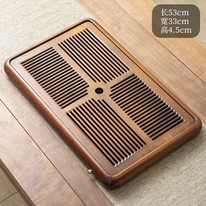Rosewood tea tray and large 53*33*4.5CM tube