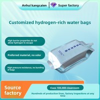Pochette souple personnalisée de qualité alimentaire avec bec verseur et fermeture à quatre/huit soudures latérales pour l'emballage de jus, bière, champagne et autres boissons