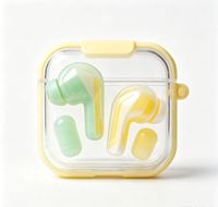 Earphone nirkabel berwarna permen berkualitas tinggi dari Amerika Serikat, dengan fitur pengisian daya cepat dan peredam bising otomatis