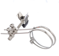 Loupe à Double lentille en verre 10X-10X, Loupe à œil à boucle de bijoutier à Clip pour Loupe à lunettes