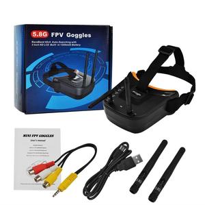 5,8G 40-канальные двойные антенны FPV очки монитор видео очки гарнитура HD W/5,8G 25mW передатчик для FPV гоночных дронов RC автомобилей - Product Image 4