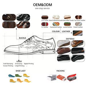 OEM Custom Designer Fashion Footwear Luxury Autumn Party Wedding Lace-up Comfort Breathable Waterproof Solid Laser Letters - Product Image 4