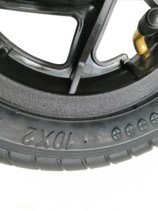 Pneu en caoutchouc d'origine 10x2 10 pouces roue pneumatique 10x2 avec chambre à air de 10 pouces pour roue de poussette de vélo d'équilibre de Scooter <span class=keywords><strong>électrique</strong></span> - Product Image 5