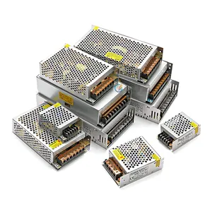 大容量发光二极管条形灯电源: 紧凑型锡盒DC 5V 12V 24V 36V 48V，1A 2A 5A 10A 20A 30A 40A 50A 60A
