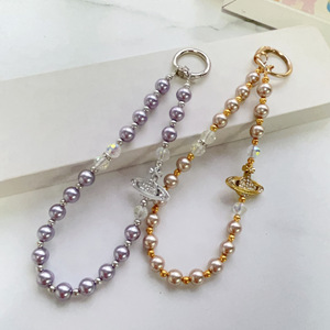 Lujoso Colgante para Teléfono Saturn Pearl, Cadena Antipérdida para Muñeca, para Bolsos, Llaveros y Fundas de Teléfono - Product Image 4
