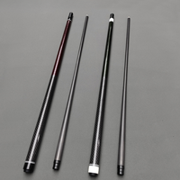 Queue de billard à huit branches, manche en fibre de carbone, joint en acier inoxydable, billard à neuf boules, 0,8 kg, joint central, club à 1/2 section