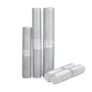 Lớp 4.8 M6-M64 din976 thép carbon nhúng nóng mạ kẽm đôi kết thúc Stud, thông số kỹ thuật đầy đủ, mịn mà không có gờ trong kho - Product Image 6