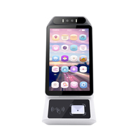 Terminal POS Todo en Uno para Pagos Faciales, Pantalla Táctil Capacitiva de 10.1 Pulgadas, Caja Registradora Android con Impresora, Escáner NFC QR, Teclado RK3566
