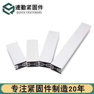 Riel guía de aleación de aluminio 30x40 tipo H para sistema de montaje solar en techo de acero coloreado - Product Image 3