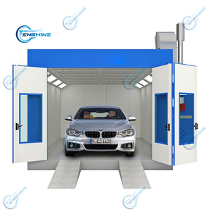 Système de cabine de peinture automobile avancé à chauffage diesel pour peinture à base d'eau, four automobile <span class=keywords><strong>avec</strong></span> ventilateurs centrifuges turbo - Product Image 4