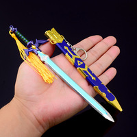The Legend of Zelda: Tears of the Kingdom - Modèle d'arme Master Sword Final Trial Version avec fourreau 22CM