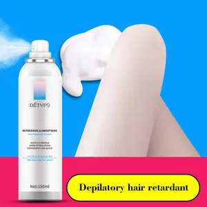 Private Label Painless Depilatory Private Parts Legs Facial Body Quick Hair Remover Cream Oem Woman Men Hair Removal Spray